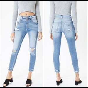 Much Ado Emilia Distressed Denim